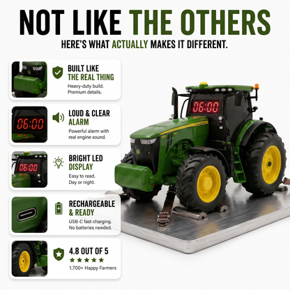 Tractor Alarm Clock (Pre-Order)